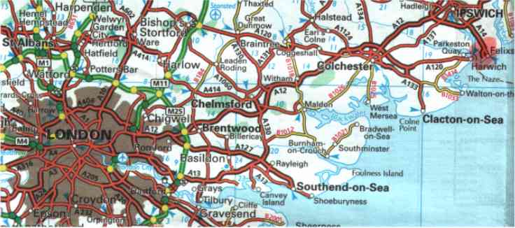 London to Harwich