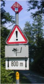 Sign on Trail out of Interlakken