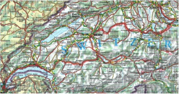 Map Switzerland
